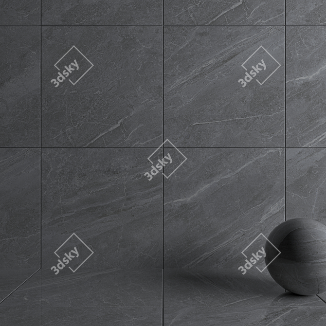 MUSEUM MAINSTONE MOON: Luxury Marble Wall Tiles 3D model image 3