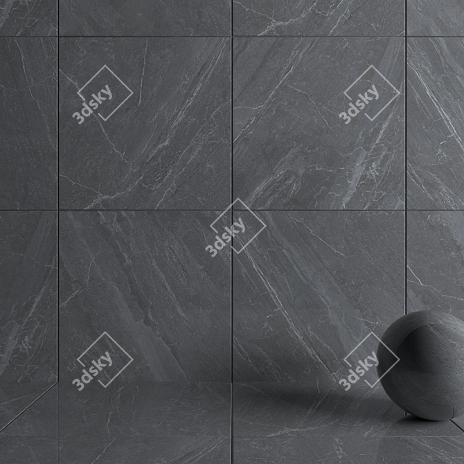 Mainstone Moon Marble Wall Tiles 3D model image 3