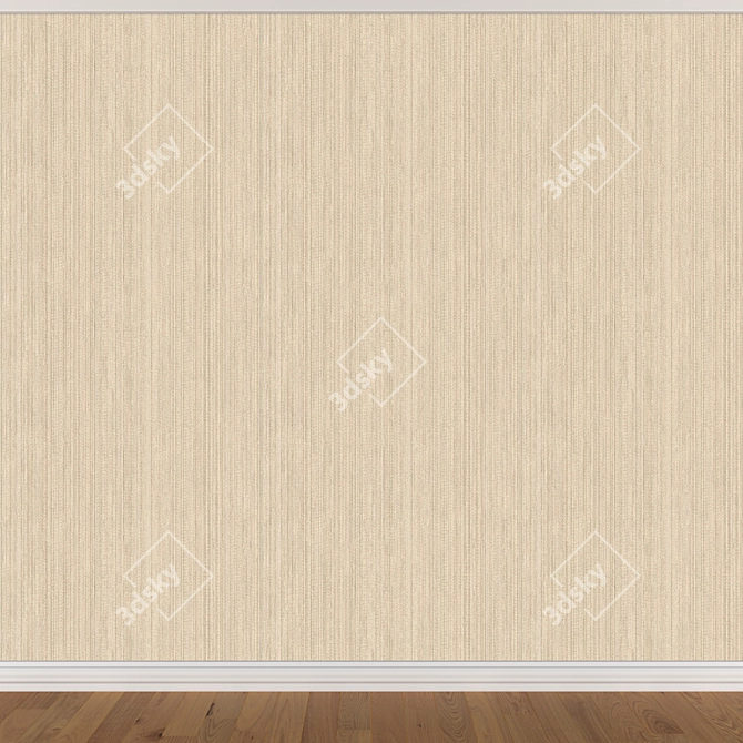 Seamless Wallpaper Set, 3 Colors 3D model image 2