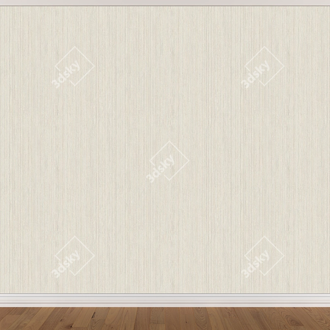 Seamless Wallpaper Set, 3 Colors 3D model image 4