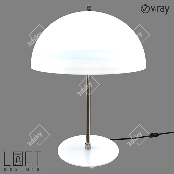 Modern Metal Table Lamp LoftDesigne 3D model image 1