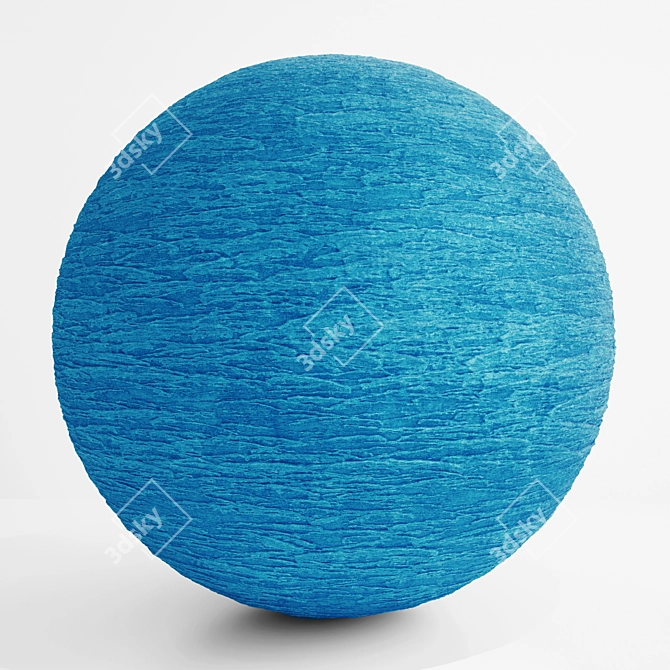Customizable Blue Walls 03 VRAY 3D model image 1