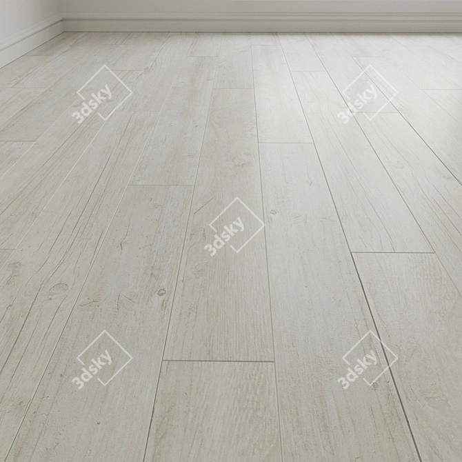 Title: Monet S Laminate Parquet Flooring 3D model image 1