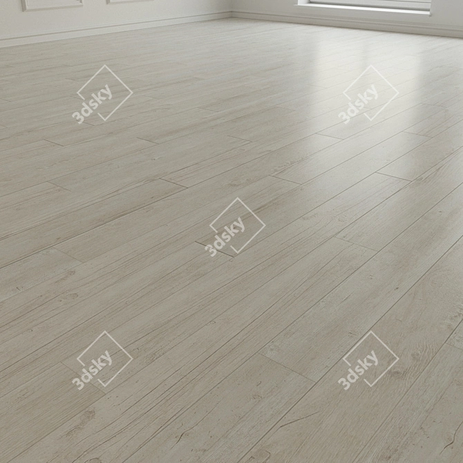 Title: Monet S Laminate Parquet Flooring 3D model image 2