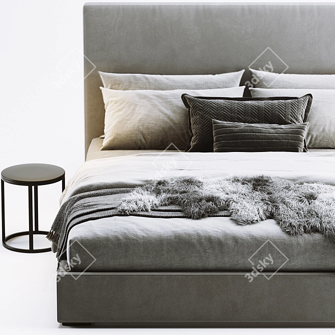 Modern RH Modena Bed: V-Ray + Corona Render 3D model image 2