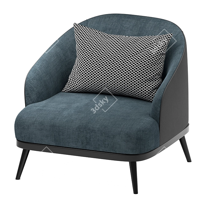 Luxurious St. Tropez Armchair: Ditre Italia 3D model image 4