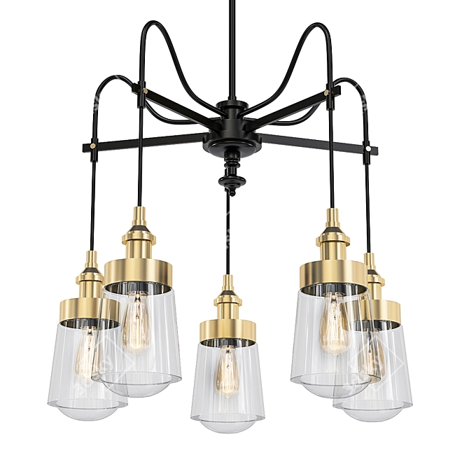 Savoy House Europe 201: Elegant Lighting Fixture 3D model image 1