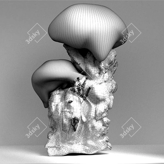 Elegant Aquatic Vase - Perfect for Interior Decoration 3D model image 4