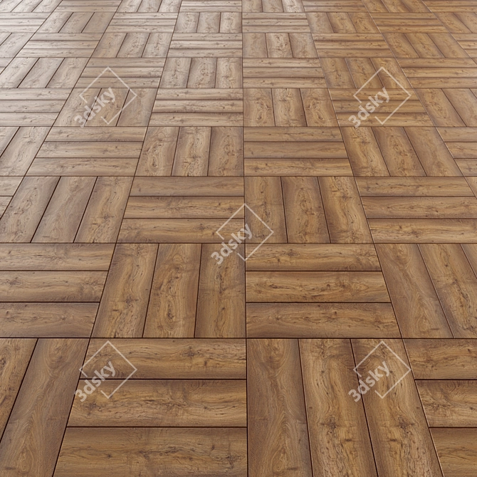 Versatile Laminate Flooring - 15 Designs 3D model image 4