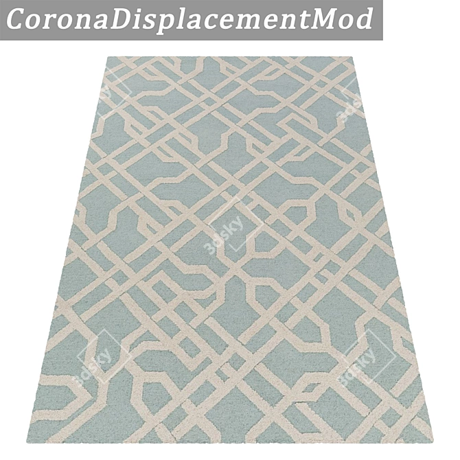 Luxury Texture Carpets Set 3D model image 4