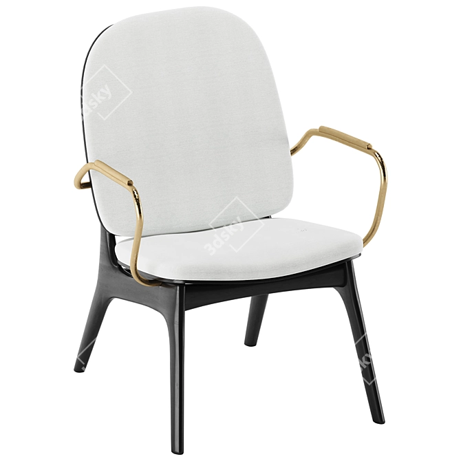 Jorgen Arm Chair: Modern Elegance 3D model image 1