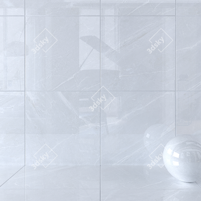 Marble Mainstone Cloud Wall Tiles 3D model image 1