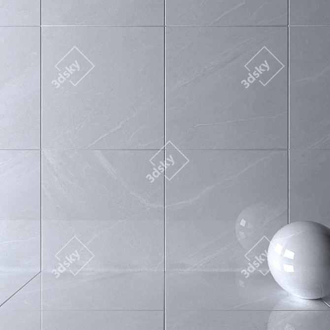 Marble Mainstone Cloud Wall Tiles 3D model image 2