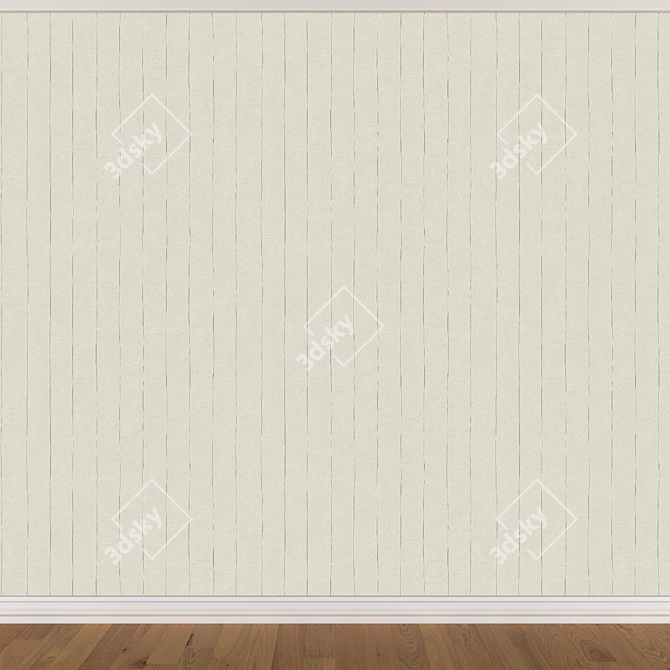 Seamless Wallpaper Set - 3 Colors 3D model image 2