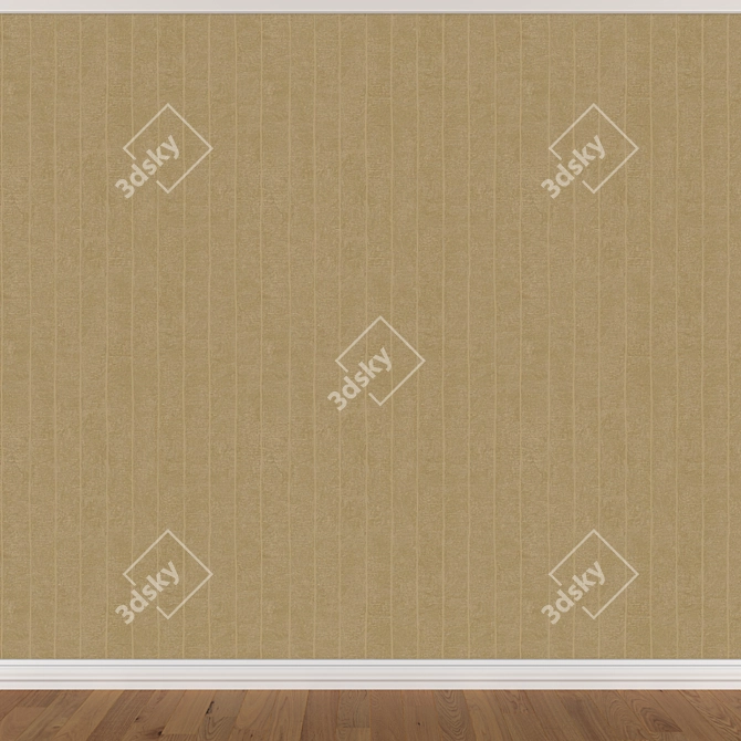 Seamless Wallpaper Set - 3 Colors 3D model image 3