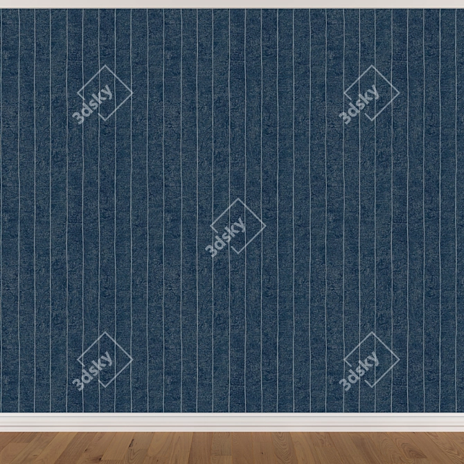 Seamless Wallpaper Set - 3 Colors 3D model image 4