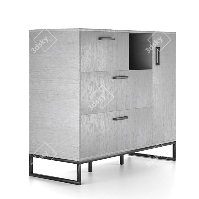 Porto Hoff Dresser 3D model image 2