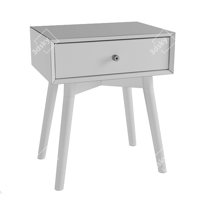 Modern Jysk Hokksund Bedside Table 3D model image 9