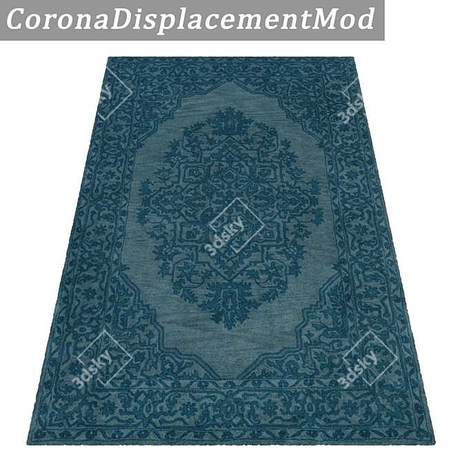 Luxurious Carpet Set | High-Quality Textures 3D model image 4