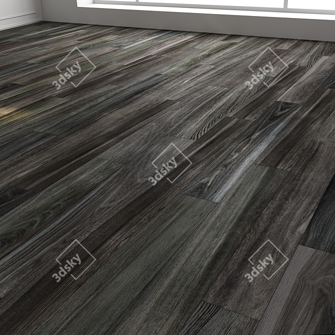 MUSEUM SHERWOOD Ebony Parquet 3D model image 1