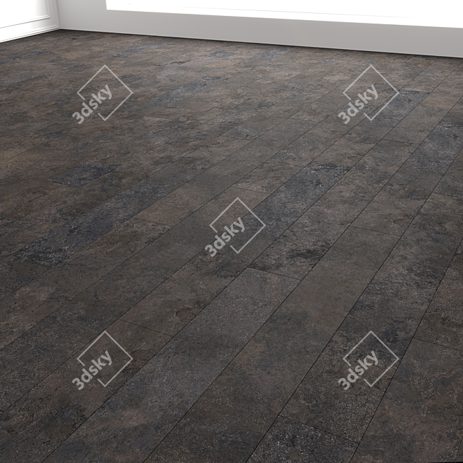 Lava Pepper Floor Tiles 3D model image 1