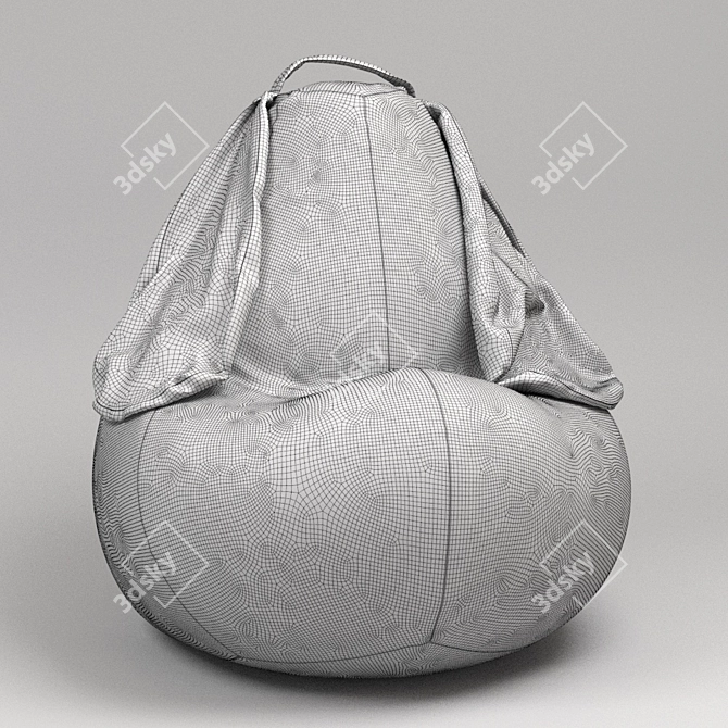 Eared Chair Bag 3D model image 4