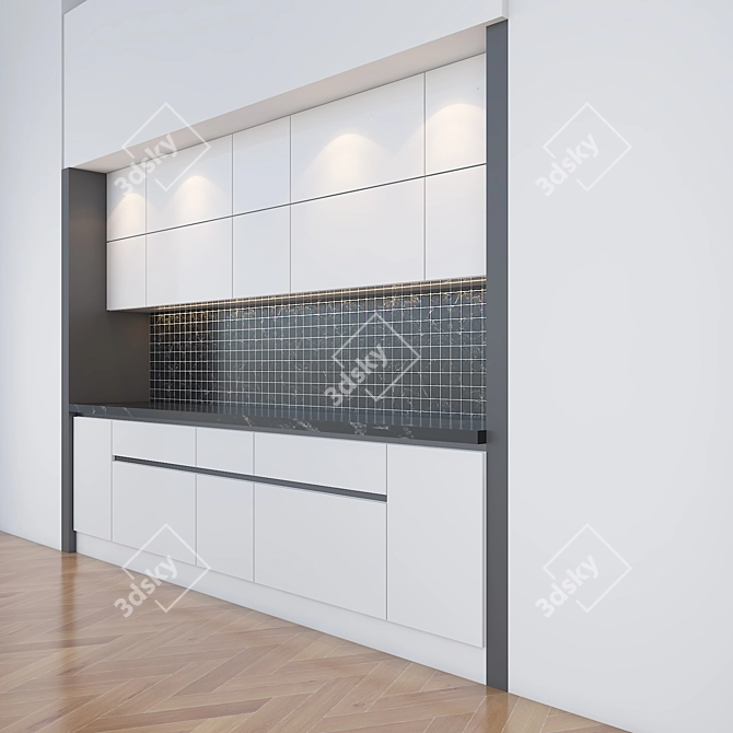 211 Poly 234 Vert Kitchen 3D model image 2