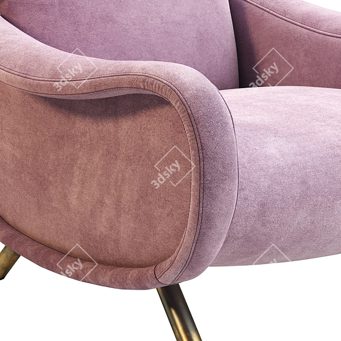 Title: Elegant Cassina Lady Chair 3D model image 3