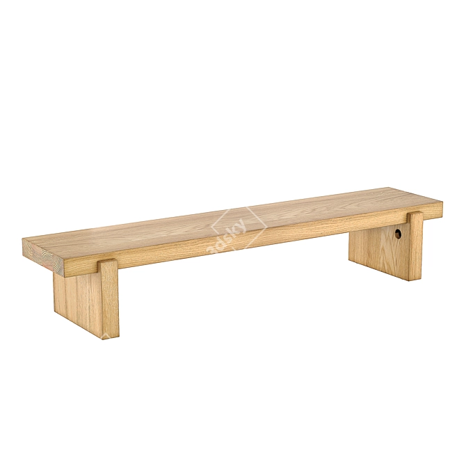 Versatile IKEA Varmer Bench 3D model image 1