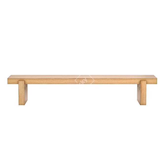 Versatile IKEA Varmer Bench 3D model image 2