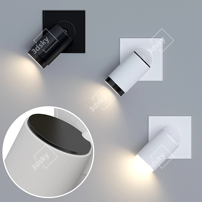 Versatile LED Spotlight: Spotlight_2 3D model image 1