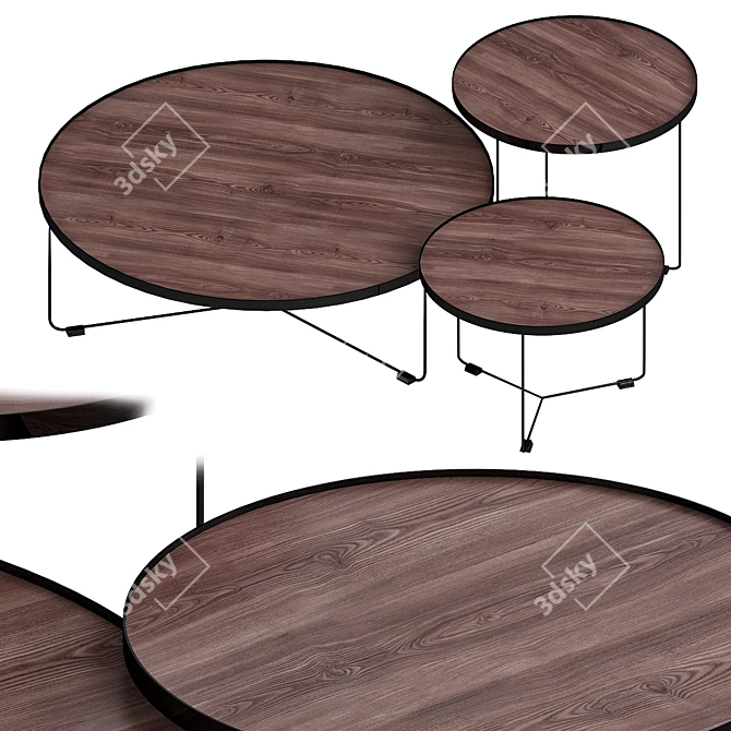 Modern Deprimo Coffee Table 3D model image 1