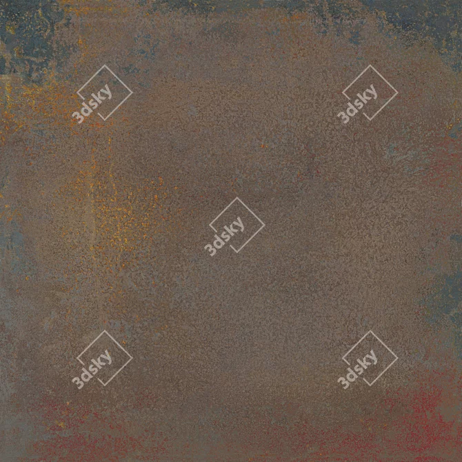 Museum Iron Oxide Stone Tiles 3D model image 5