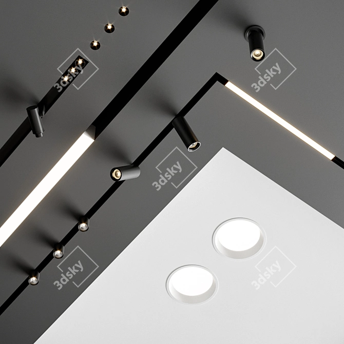 Arkoslight Set: Innovative Lighting Solution 3D model image 1