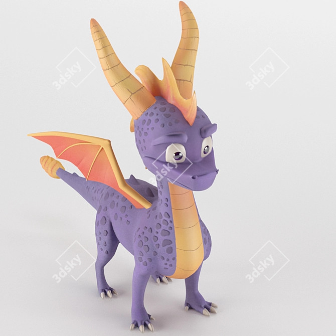 Spyro Dragon: Beloved Game Character 3D model image 3