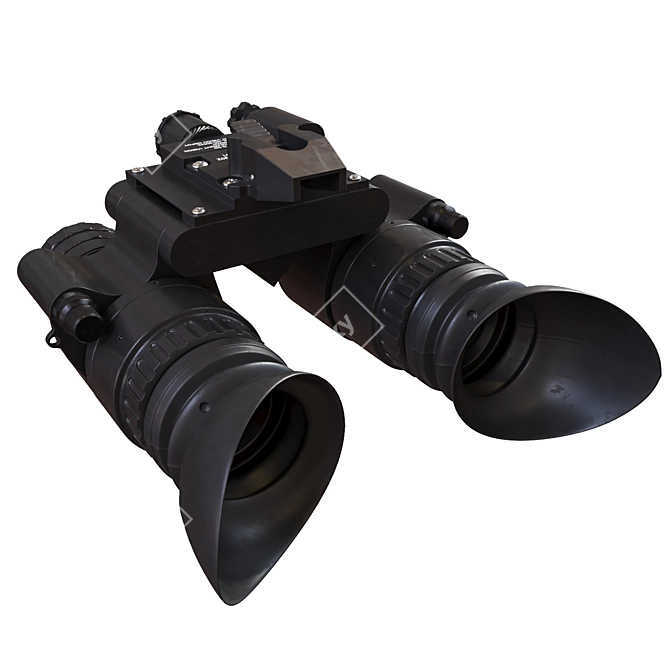 Sleek Night Vision Goggles 3D model image 2