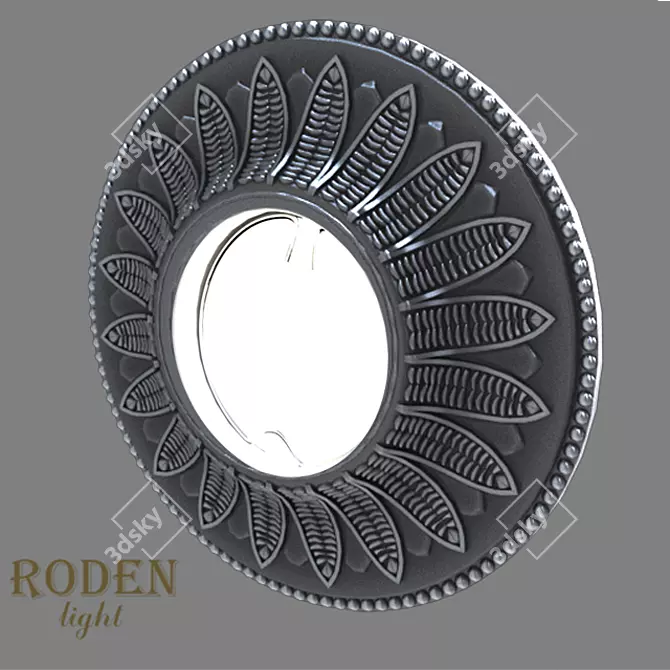 RODEN-light RD-020: Sleek Built-in Plaster Lamp 3D model image 4