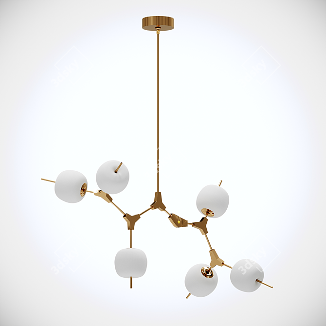 Title: Modern Style Chandelier 3D model image 1