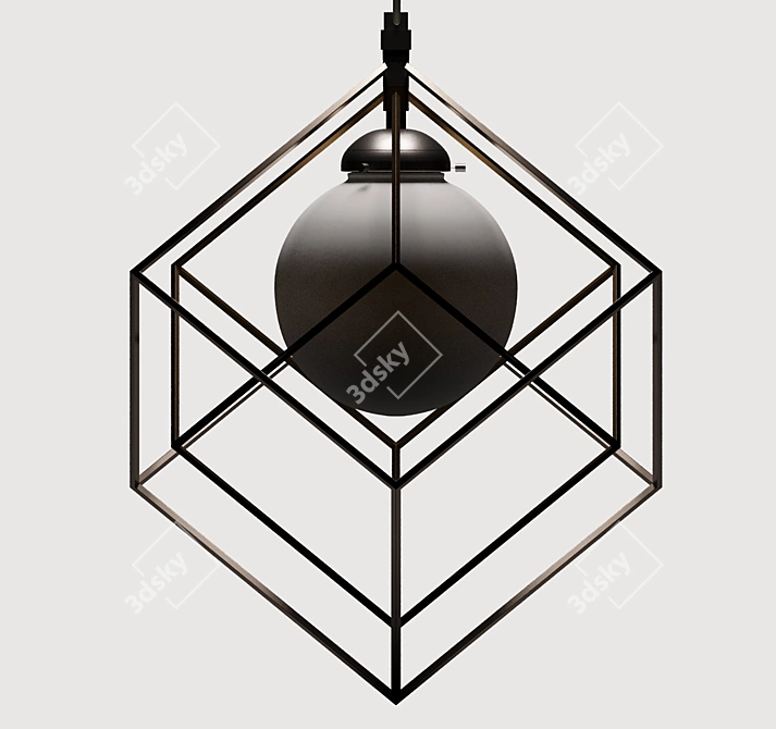 Modern Style Chandelier 3D model image 1