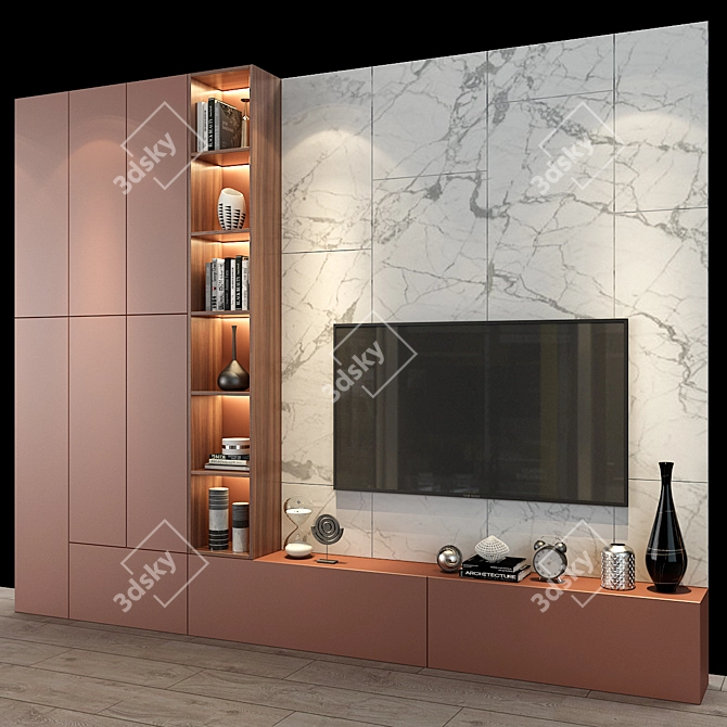 SleekWall TV Mount 3D model image 2