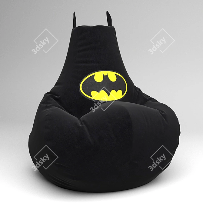 Batman Armchair Bag: Comfort and Style On-the-Go 3D model image 1