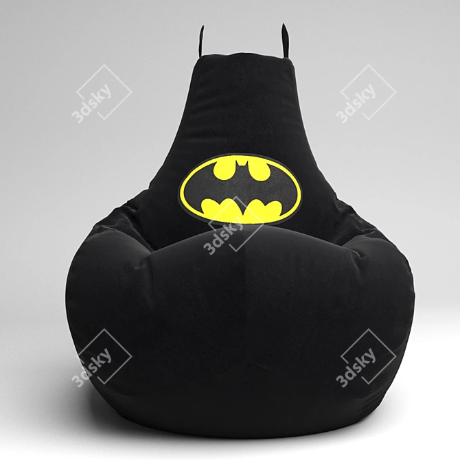 Batman Armchair Bag: Comfort and Style On-the-Go 3D model image 3