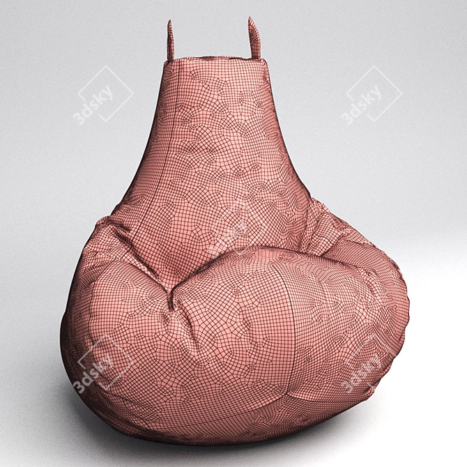 Batman Armchair Bag: Comfort and Style On-the-Go 3D model image 5