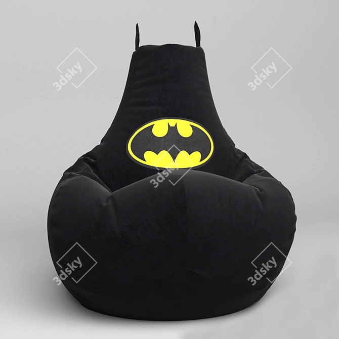 Batman Armchair Bag: Comfort and Style On-the-Go 3D model image 7