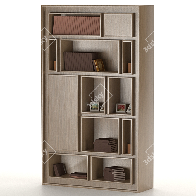 Versatile 3D Max Cupboard - PBR Material 3D model image 1