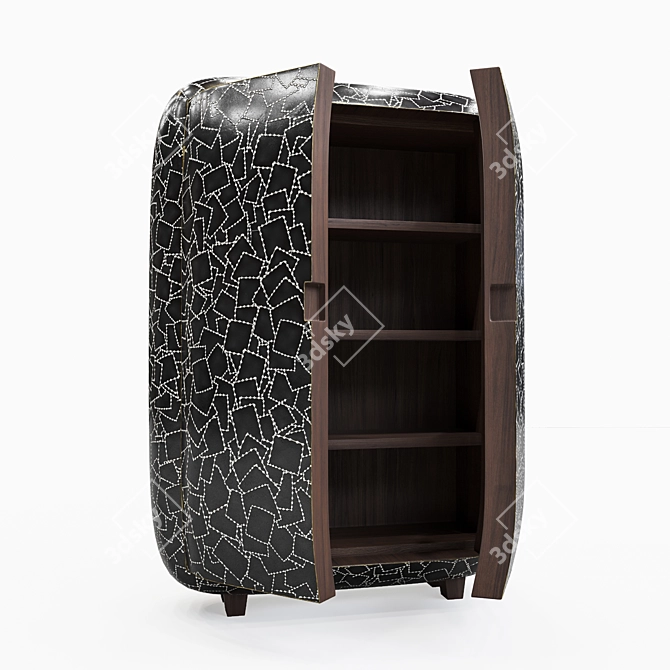 Modern Maarten Baas Carapace Cupboard 3D model image 3