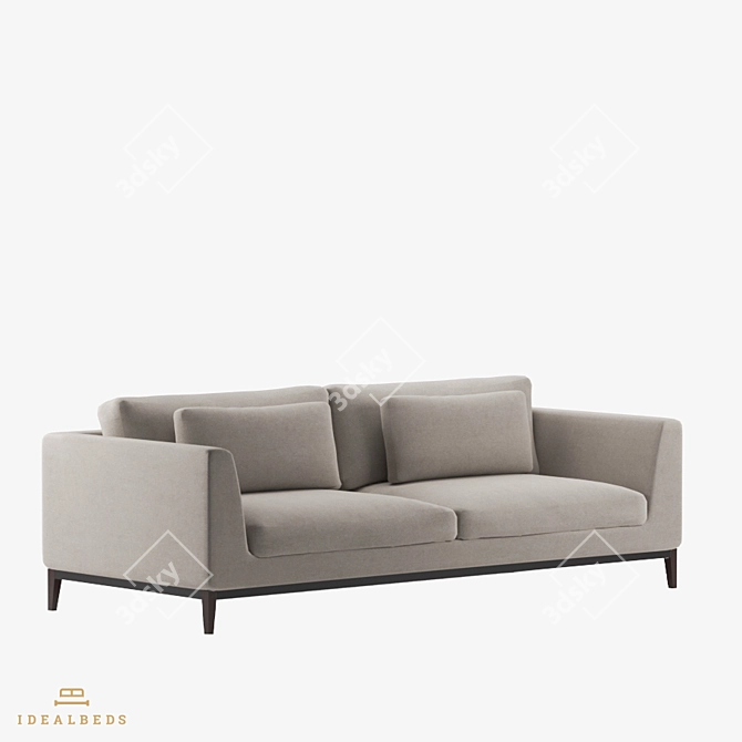 Italian-Inspired Om Italia Sofa 3D model image 1