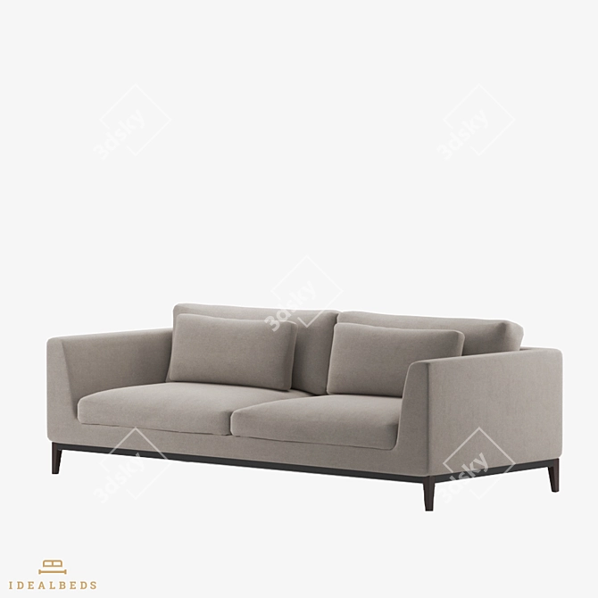 Italian-Inspired Om Italia Sofa 3D model image 3