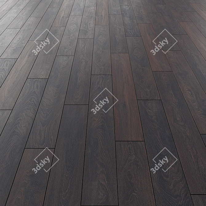 Versatile Laminate Flooring: 3 Layouts, 7 Tile Patterns 3D model image 2