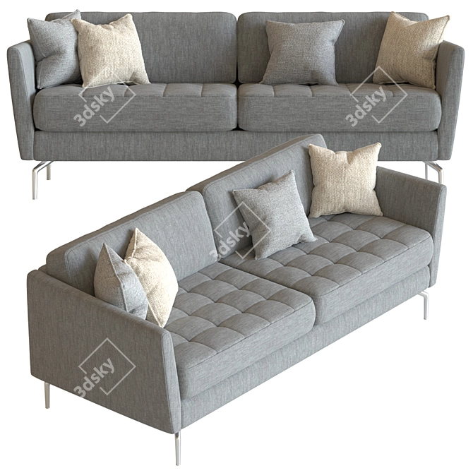 Boconcept Osaka Modern Sofa 3D model image 2